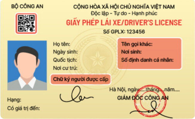 Giấy phép lái xe A/A1